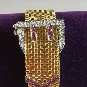 RITA HAYWORTH GLAMOUR Weave Crystal Bracelet